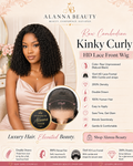 Raw Cambodian Kinky Curly HD Lace Front Wig