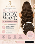 #4 Pure Mocha | Raw Cambodian Body Wave Clip In Extensions