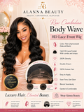 Raw Cambodian Body Wave HD Lace Front Wig