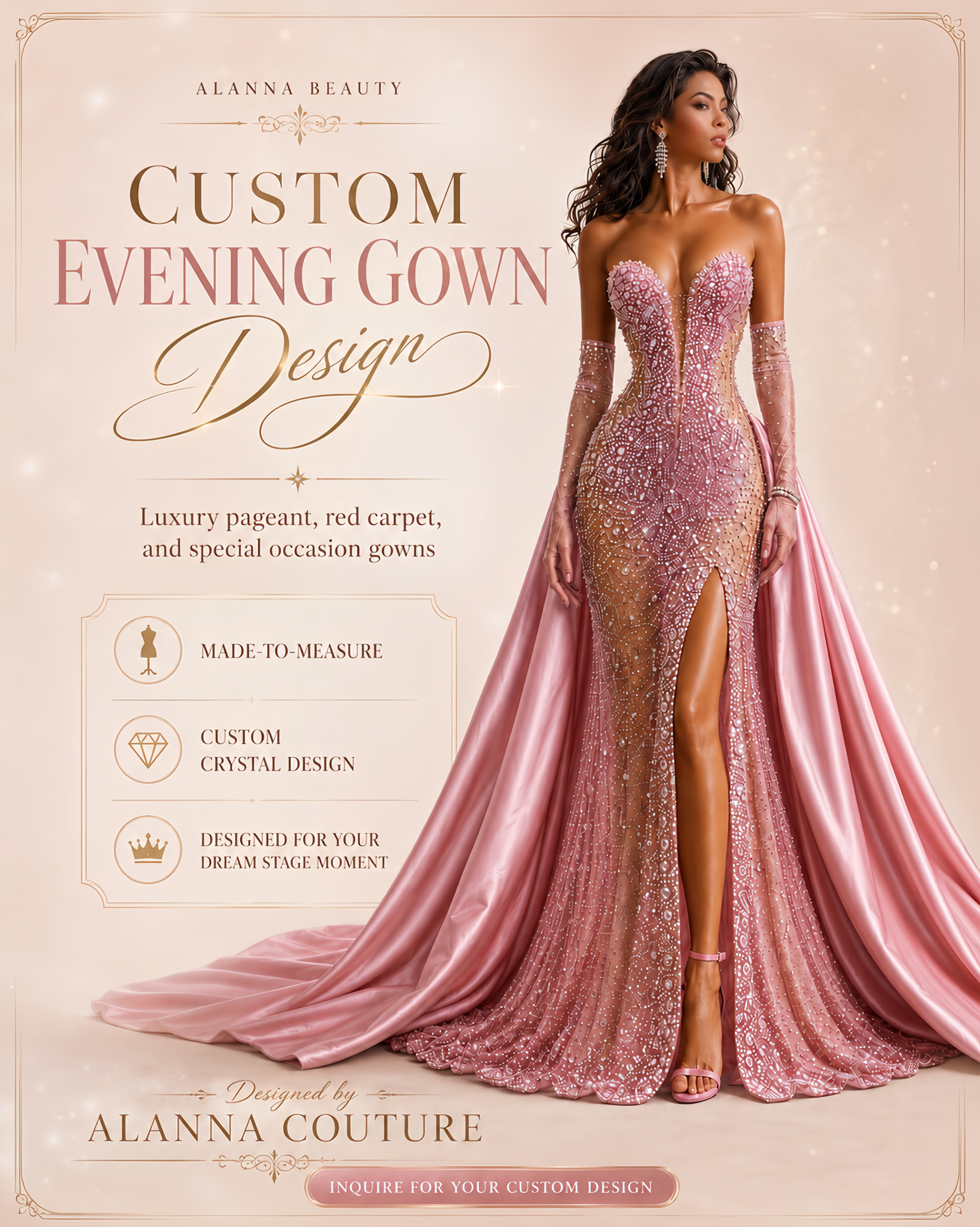 Custom Evening Gown Design